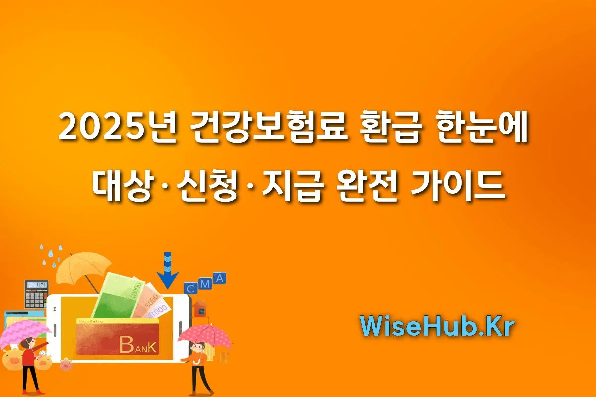 건강보험료 환급 한눈에 썸네일