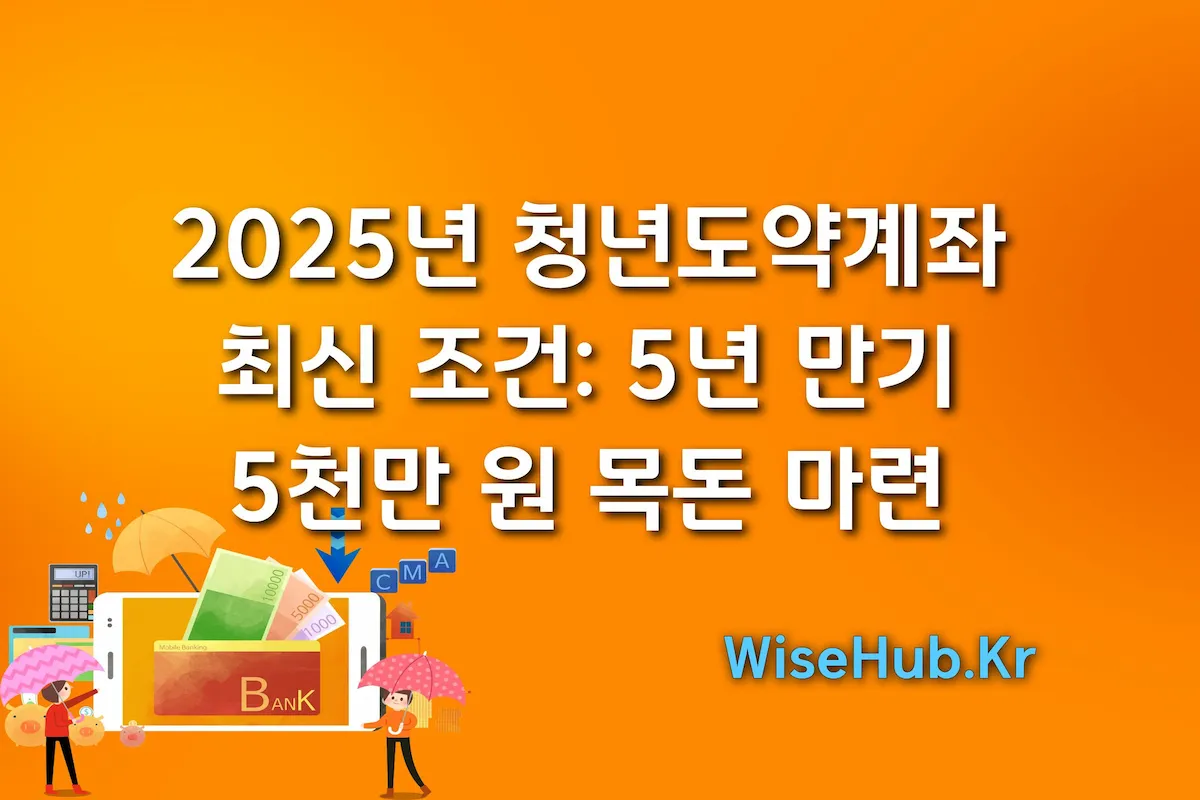 2025년-청년도약계좌-최신-조건-5년-만기-5천만-원-목돈-마련완벽-정리 썸네일