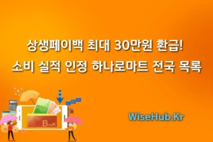 상생페이백-최대-30만원-환급-소비-실적-인정-하나로마트-전국-목록