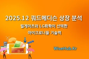 쿼드메디슨 상장 분석: 빌게이츠와 LG화학이 선택한 마이크로니들 기술력