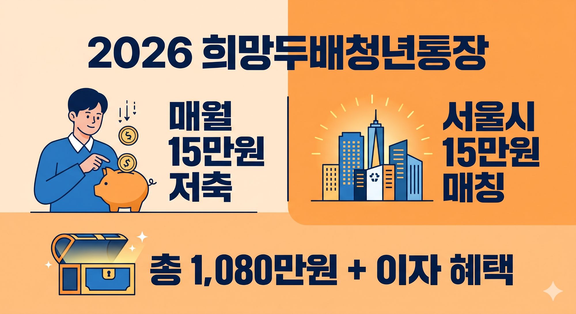 2026 희망두배청년통장 인포그래픽