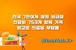 비급여 진료비 조회 - 비급여 진료비 조회 방법 및 2026년 병원별 가격 비교 총정리