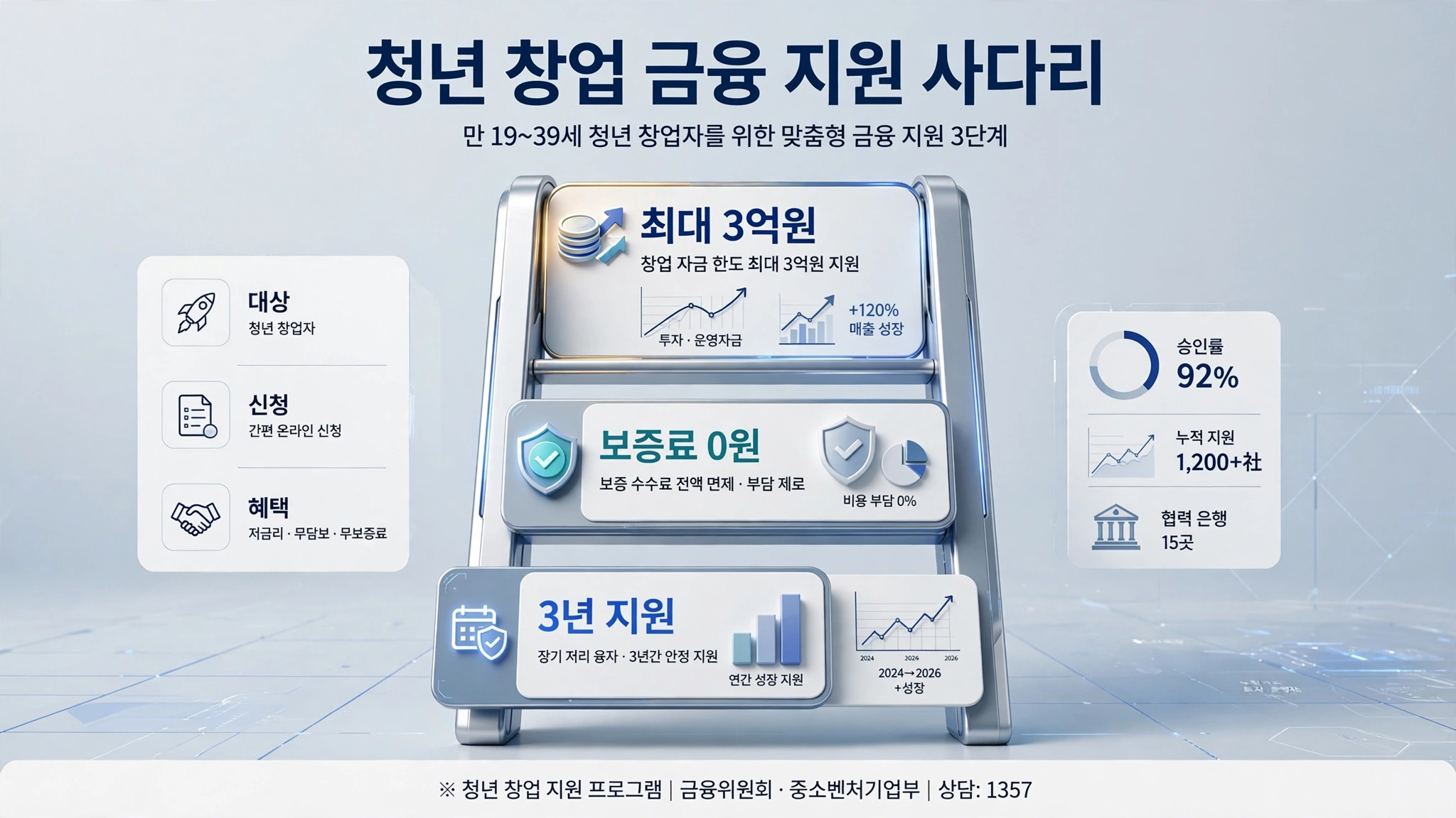 청년창업 지원금 인포그래픽