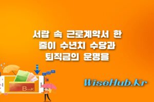 근로계약서 확인 수당 - 근로계약서 확인 수당 — 서랍 속 한 줄이 결정하는 수년치 임금의 진실